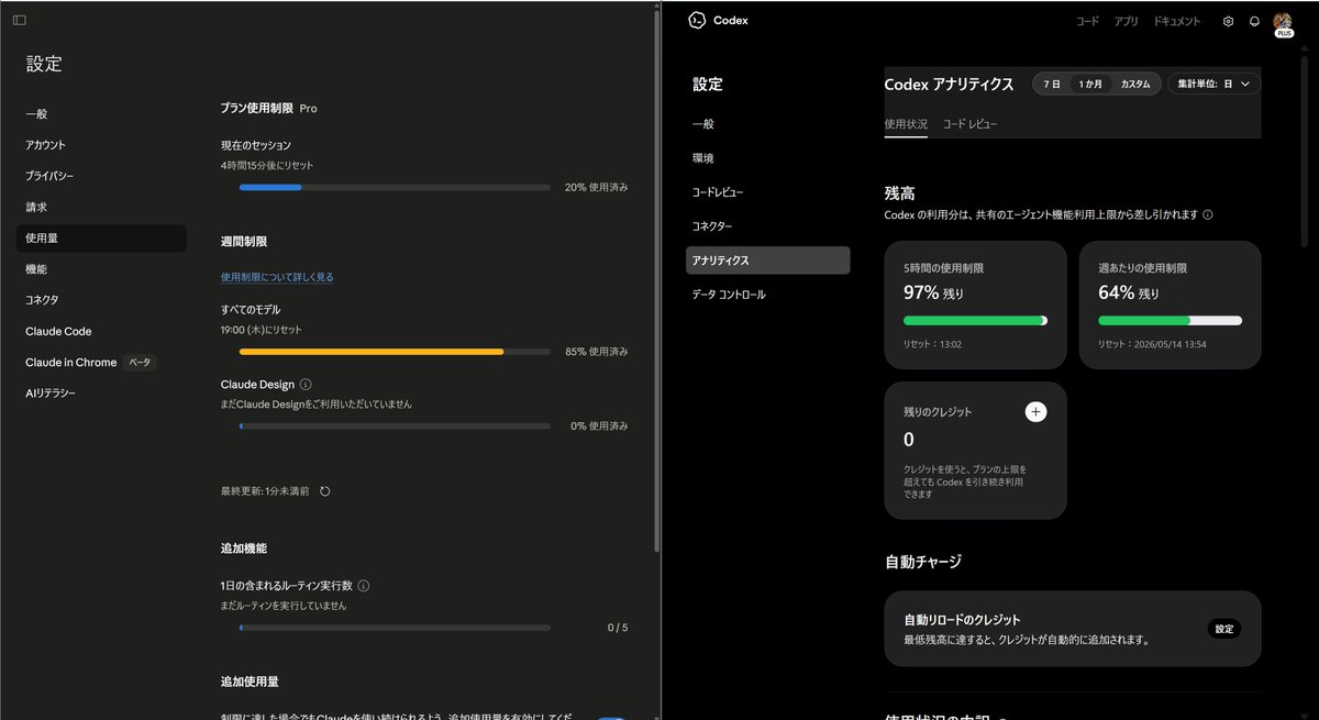 くっ、Codexの /copy コマンドって一括コピーしかないのか。部分コピー