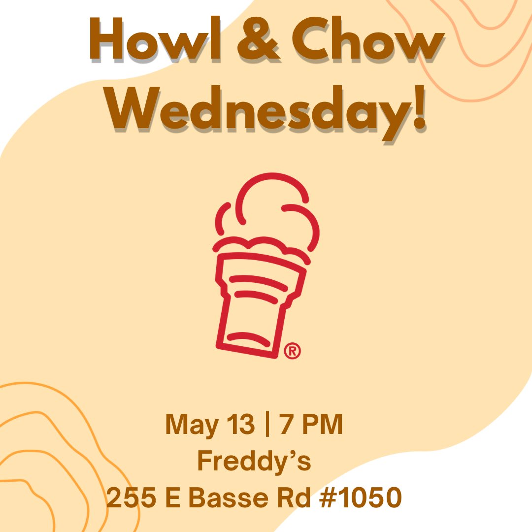 RCFurryEvents's tweet photo. Hey SA Furs! Friendly reminder that we're doing Howl and Chow at Freddy's this Wednesday!

📌 RCFE Howl and Chow @ Freddy's
May 13 | 7 PM
255 E Basse Rd #1050, San Antonio, TX 78209

Five Nights at Freddy's except it's one night, the animatronics are replaced with furries, and instead of surviving until 6 AM you're just trying to decide what to order. Way less stressful. Probably. No Pirate foxes I guess.

Cost is low, vibes are high, and we'd love to see you there. Make sure you RSVP so we know to expect you!

📋 RSVP: https://t.co/fBZlvOmUcO
🔗 Details: https://t.co/W2dhiKKN3f

Questions or need to reach us? Find us on Telegram at @RCFurryEvents
📢 Channel: https://t.co/i9t5cYmVQE
💬 Group chat: https://t.co/WwNlx1YRTJ

#RCFurryEvents #SanAntonioFurs