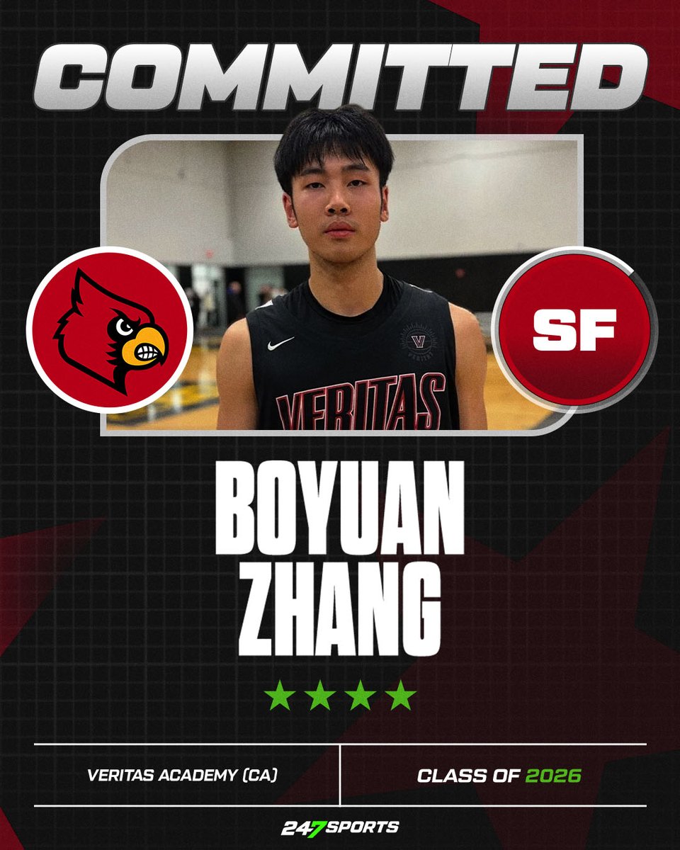 ebosshoops's tweet photo. Four-star wing Boyuan Zhang has committed to #Louisville sources confirm @DraftExpress report to @247sports  6'7" southpaw from China has deep range, college ready frame and skilled offensive game. https://t.co/UXz8KE84am https://t.co/rrbJq3YRBm
