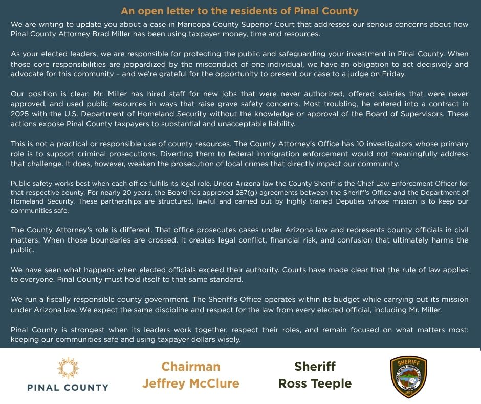 Pinal County - Government tweet media