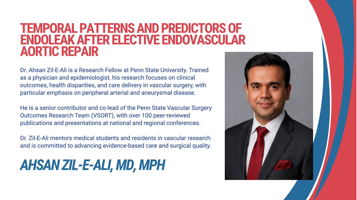 SouthVascular's tweet photo. Introducing our Abstract Speakers — and the 14th Annual Meeting program is officially here!

Join us on June 11 in Boston for sessions on vascular health, innovation, mentorship, networking &amp; professional development.

More information: https://t.co/oZojJ9WmGe https://t.co/6mHEILSRrN