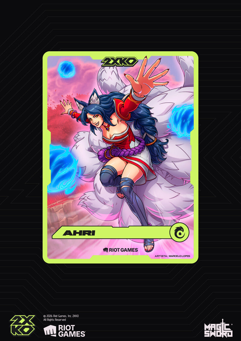 2XKOIntel's tweet photo. Champion promo cards for Gamescom LATAM 2026 | #2XKO 

( https://t.co/CduREjRFOb ) https://t.co/If9OJtZN4F