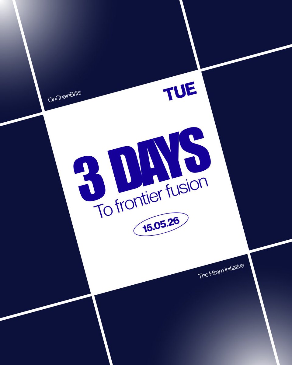RealMercyA's tweet photo. 3 Days to frontier fusion and I’m super excited for this.

It's an event bringing together Al, Blockchain, and Content Creation in one room.

Comment under this post if you’re attending. https://t.co/Gx66VtWR8V