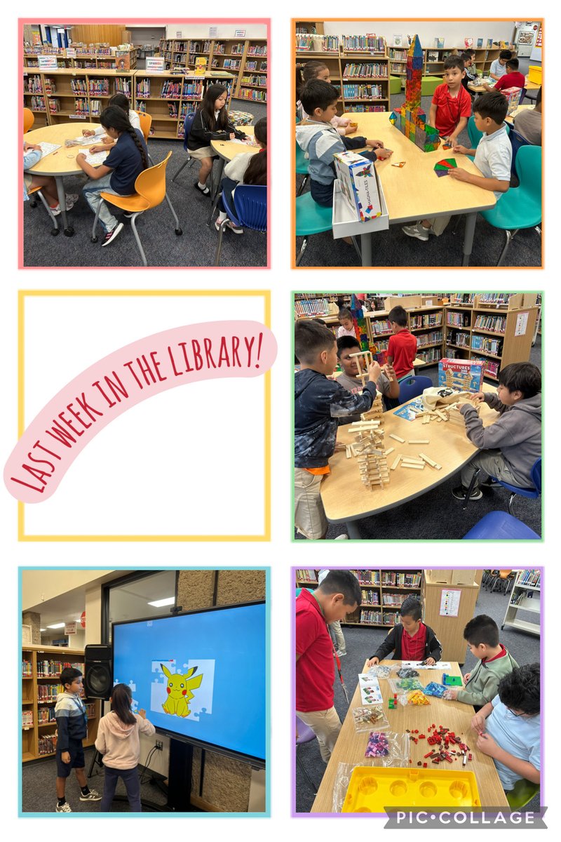 LiestmanLib's tweet photo. Third grade is having fun with Makerspace activities in the library- building, coloring, solving puzzles! @LiestmanES @Alief_Libraries https://t.co/X435O3WkWD