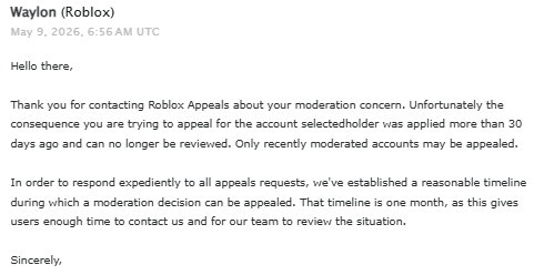 realsayon1's tweet photo. The appeal responses we got were as following: https://t.co/3z8CEQlAhO