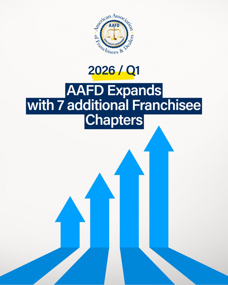 AAFD_'s tweet photo. The AAFD is proud to welcome 7 new franchisee chapters to our growing network in the first quarter of 2026!
https://t.co/3TmYUNo2NK https://t.co/LB7kiGAh2V