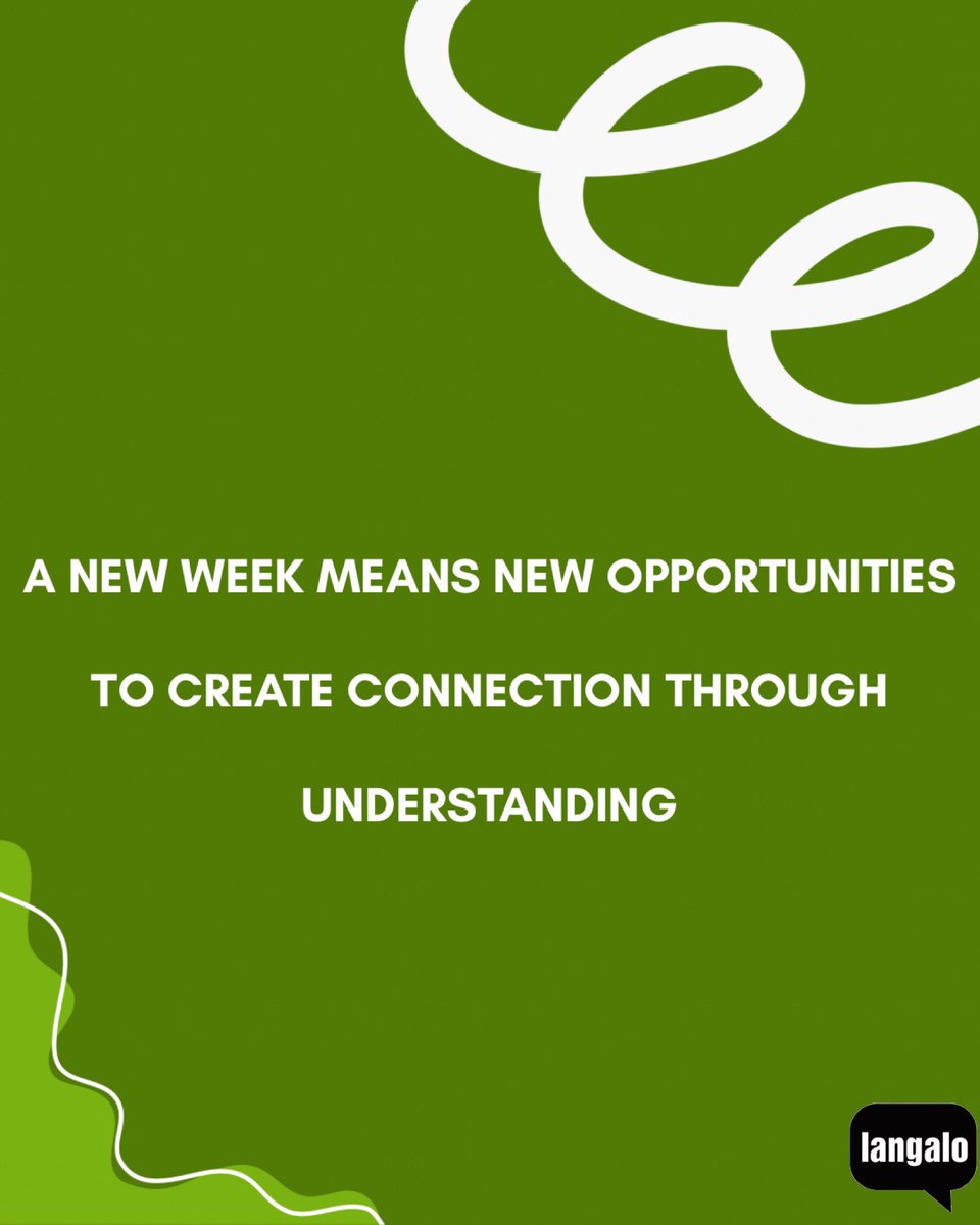 langaloinc's tweet photo. Let’s start this week with purpose — continuing to break barriers and make every voice feel heard.

#MondayMotivation #LanguageAccess #GlobalConnection https://t.co/173pho63ul