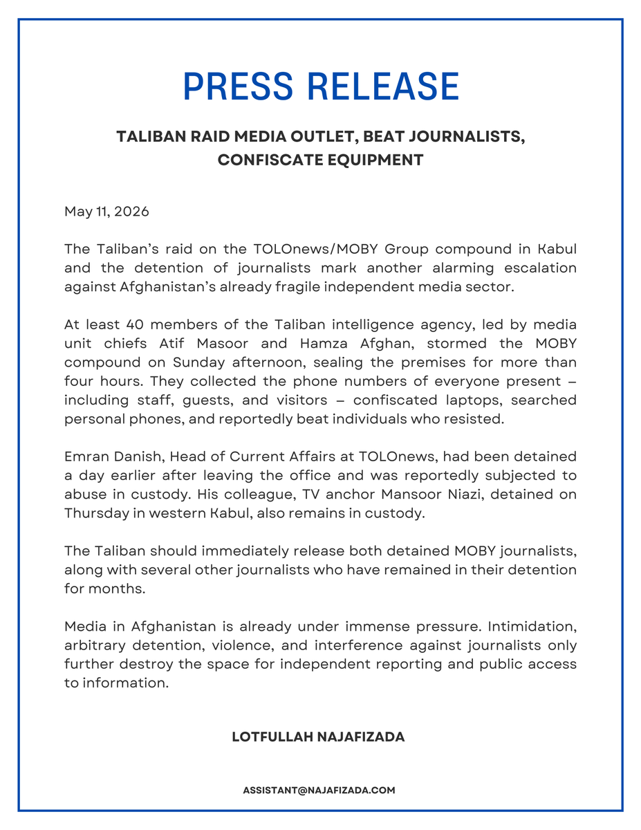 Lotfullah Najafizada tweet media
