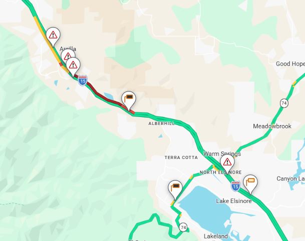 Caltrans District 8 tweet media