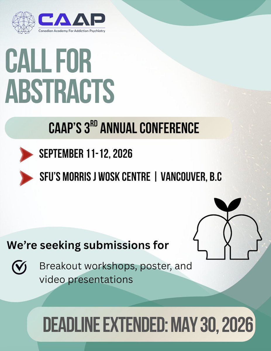 Canadian Academy for Addiction Psychiatry tweet media