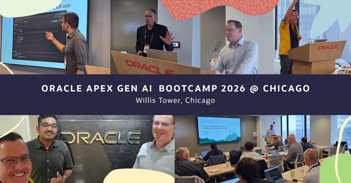 Oracle APEX tweet media