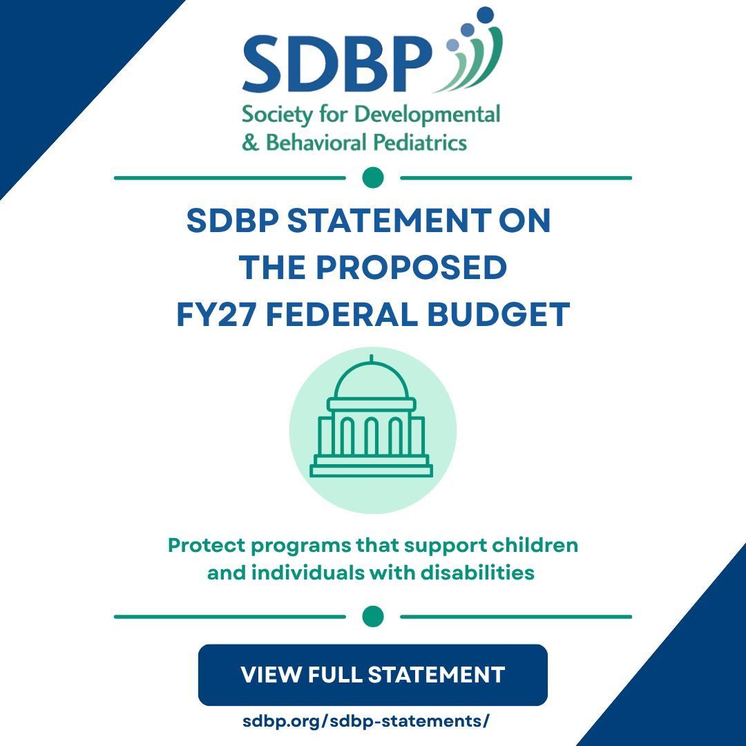 SDBPeds's tweet photo. SDBP urges Congress to reject the proposed FY2027 budget cuts to Health and Human Services, which could significantly impact individuals with disabilities and the workforce that serves them.

Read the full statement: https://t.co/hPUJY7nRWZ https://t.co/LmtkJDdQSA