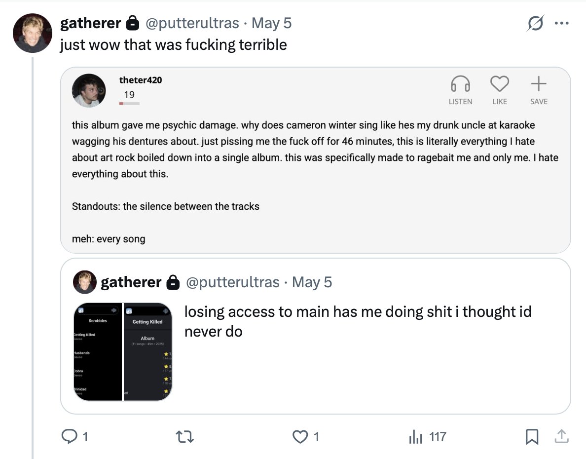 x - hunter tweet media