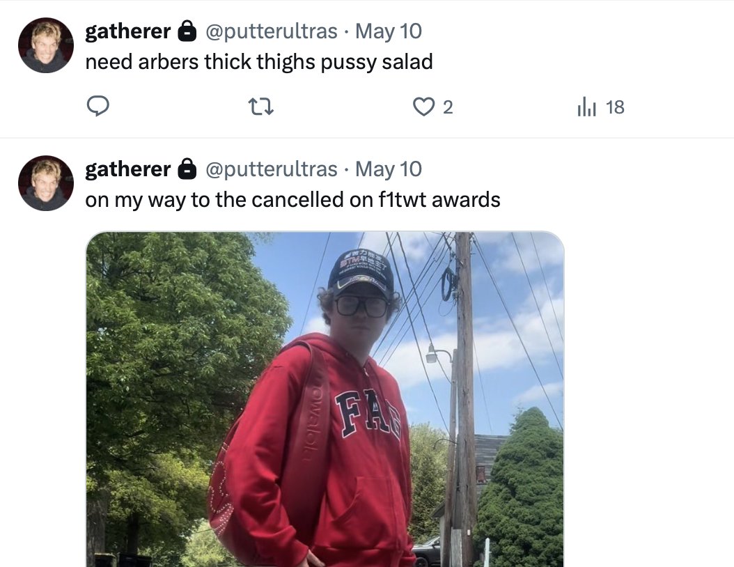 x - hunter tweet media
