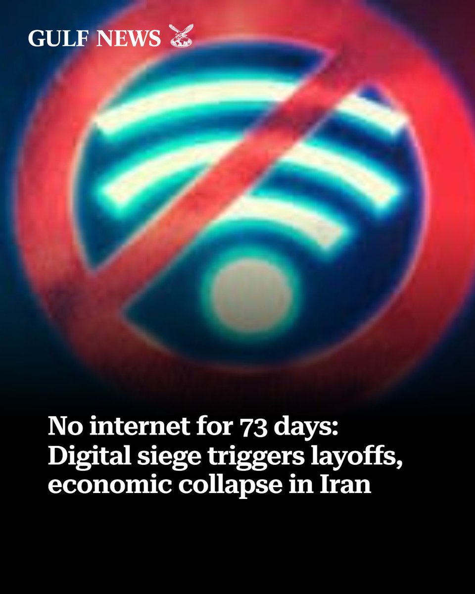 Sajwani's tweet photo. 73 days and no internet to the people in Iran !! 

This is how cruel and inhumane the Iranian regime is https://t.co/zA898KEk6G