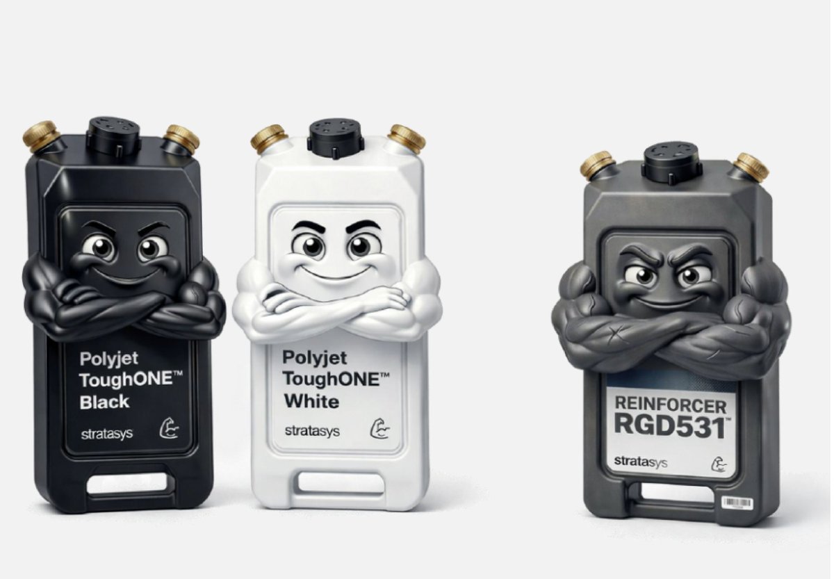PrintPrototypes's tweet photo. Get to know the ToughONE family!

💪 Tough and durable
💪 Lower material cost by roughly 30%
💪 ToughONE Black requires ToughONE White
💪 Reinforcer RGD531 improves dimensional stability and HDT

Interested in learning more? Reach out to our team. https://t.co/b1emvergxa