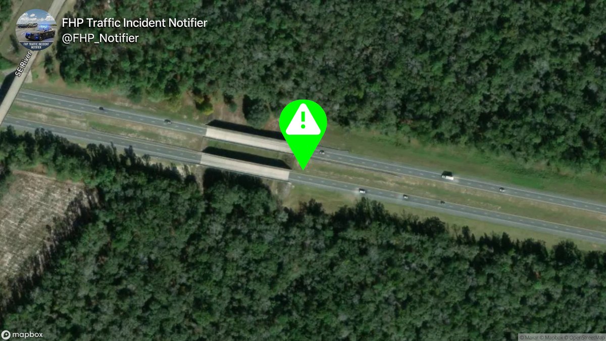 FHP Traffic Incident Notifier tweet media