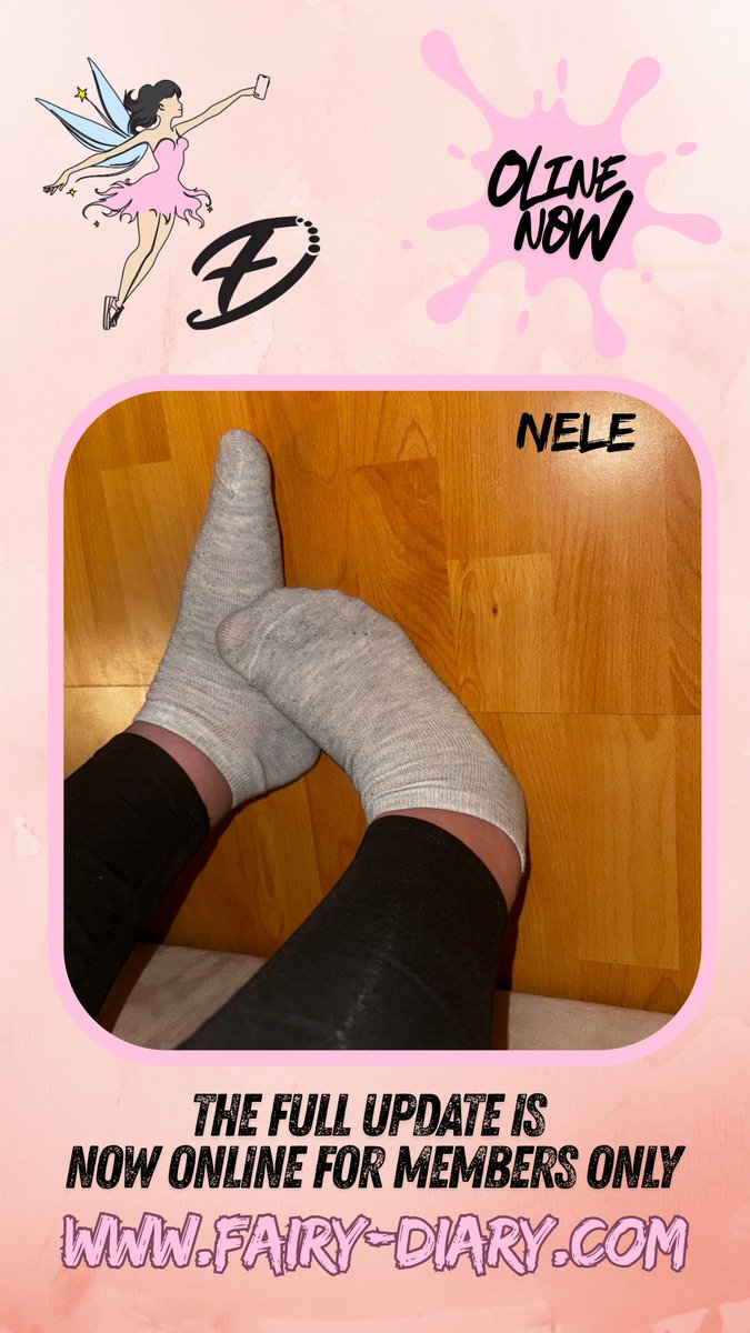fairy_diary_com's tweet photo. Today's member updates are now available exclusively in the Members' Area 😘 Nele in black leggings and her gray socks. And Xenia in leggings and long white socks. A totally sporty Monday 💪 #fairydiary #fairy #diary #feetmodel #sockmodel #germanfeet #germansocks #leggings #greysocks #whitesocks
