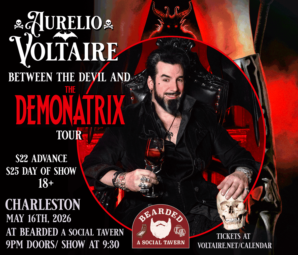 Atomacon's tweet photo. #AtomaCon Want something to do after the Con on Saturday? Join Voltaire at the Bearded Social Tavern in North Charleston.  It's somewhat near our venue in the Old Village of North Charleston.  Lots of good places to eat too! https://t.co/eeZ69gVT1M