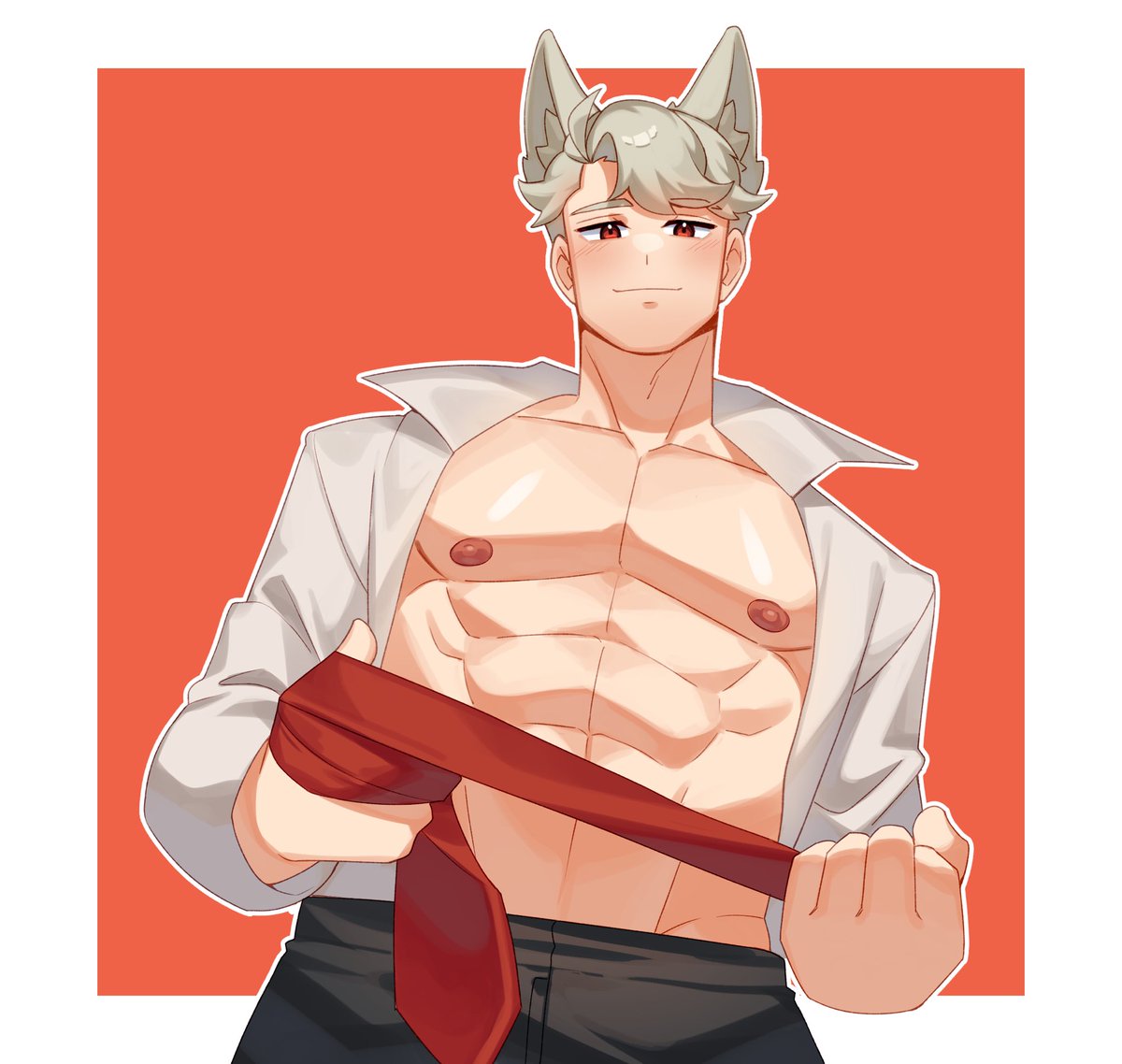 gyeonwoolim's tweet photo. "Remind me again, where did you want the tie?" ๐ฆ๐
๐จ Art: @/Rrm_07
#GWArt https://t.co/PTrW3sFIbB