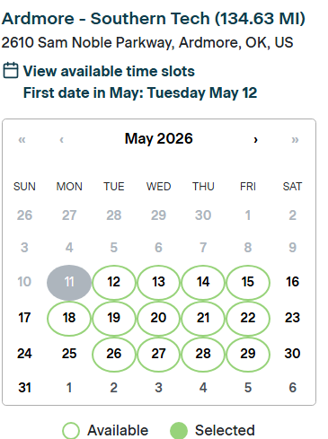 OkstatePestEd's tweet photo. PSI upcoming Test dates available for Ardmore. https://t.co/VJBUQ3dA5V #okstate #extension #pested https://t.co/GMDK10axHQ
