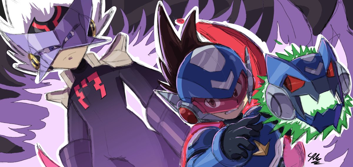New WIP. Lets see what I can do with this idea.
#MegaManStarForce #流星のロックマン #fanart