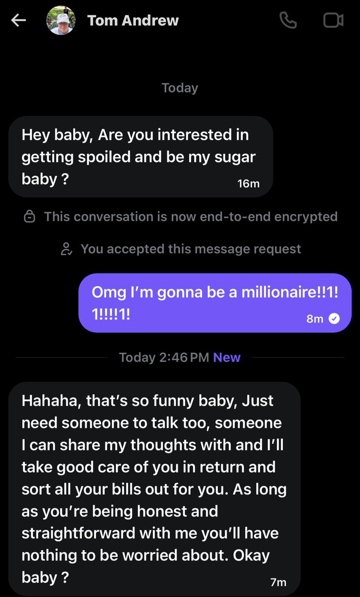 luvprncssmai's tweet photo. I’m quitting findom everyone. Tom Andrew is going to make me a millionaire. Hopefully he will yodel for me too. Goodbye all 🕊️ https://t.co/3ZmoMnhxR0