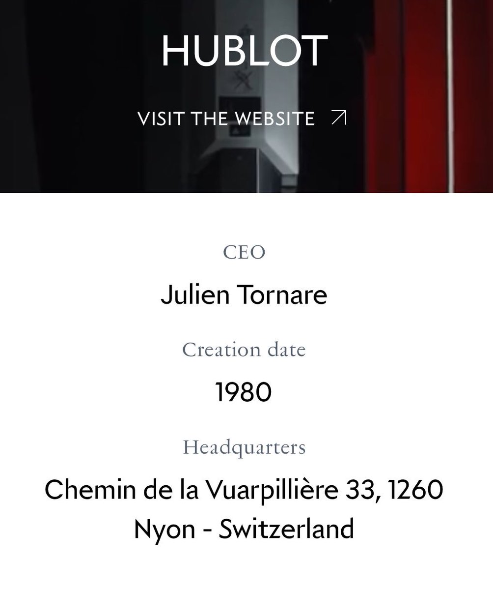 idwhojo's tweet photo. A debunking thread؛ 

Hublot is a Swiss watch brand under LVMH, just like many K-pop idols become ambassadors for various LVMH luxury houses.

Jungkook is NOT an ambassador for the watch shown in the photo it was a separate limited-edition release in 2018

https://t.co/XTvBgU9OEe https://t.co/YVK61uZcN8