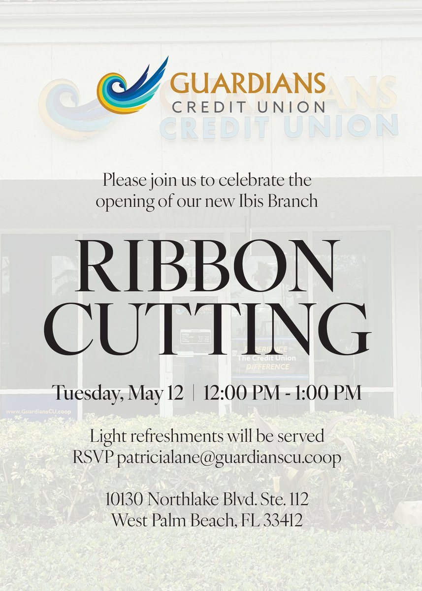 GuardiansCU's tweet photo. Jose and Paloma spent last week visiting local businesses to share the benefits of our business accounts and merchant services and invite the community to tomorrow’s ribbon cutting. 💙

Thank you to Michael from Fiserv Clover for all the support. ✂️🎉 #RibbonCutting #OnDutyForYou https://t.co/IAAyNjtuan