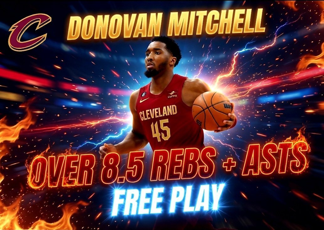 Mattplayerprops's tweet photo. 🚨 𝗡𝗕𝗔 𝗙𝗥𝗘𝗘 𝗣𝗟𝗔𝗬 🏀

Donovan Mitchell over 8.5 rebs+asts

$50 to someone who 𝗟𝗜𝗞𝗘𝗦/Comments when we 💰! Let me know if tailing 🔥 

Posted hours early in Discord. Analysis⤵️
Donovan Mitchell faces off against the Pistons here in game 4 at home, this spot holds nice value based on what happened in game 3 and the expected adjustments from DET. 

In game 3 we saw Mitchell have his way offensively which was predominantly on driving to the rim. This is key because JB Bickerstaff pointed out how they need to limit that dribble penetration and that they were sticking to the Cavs shooters too tightly. 

DET coach Bickerstaff mentioned the floor got too spaced for CLE which is where Donovan took advantage on drives. He talked after game 3 about the need to shrink the floor more, helping more and being able to recover and close out to shooters. 

This is very relevant to how DET is likely to adjust heading into game 4, providing more help on Mitchell trying to limit his ability to break down 1v1 situations getting to the rim. The more gap help and not being glued to shooters on the perimeter should allow for more overall passing volume for Mitchell, specifically those kick-out looks to the perimeter. 

We've already started to see DET give up more spot up looks to close the regular season, so this is an adjustment their used to. Bickerstaff also mentioned prior to game 3 how they were using Duren up higher in PnR actions to help limit Cavs guards ability to get to their spots easily. 

As for the rebounding aspect, I like this alot as well since Allen/Mobley have to deal with boxing out Duren. Cavs guards who avoid having to defend high usage Cade can be available to help rebound. With Mitchell primarily on Duncan who is an off ball player, he can turn and help rebound uncontested when shots go up from others. 

Donovan had an insane 17 reb chances last game and has averaged 5.8 rebs games with 32+ mins this playoffs. The rebounding has been solid for and now we're getting edge on his playmaking based on how DET is expected to adjust based on Bickerstaff press conferences.

He's over this 8.5 RA line in 15 of his last 18 playoff games with 32+ mins. Mitchell aversges 10.25 RA in playoff career with CLE.

Widely available on DFS sites and sportsbooks, best line currently -110.
#NBA #Gambling𝕏