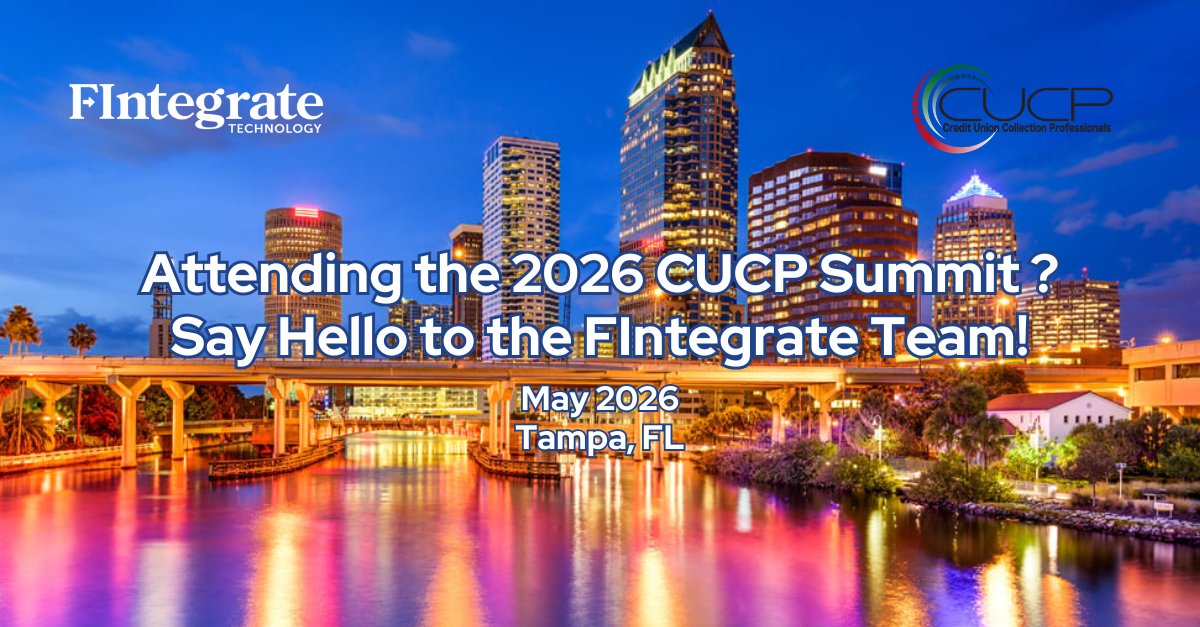 FintegrateT's tweet photo. We're headed to Tampa for #CUCP2026 Summit! Collections teams are juggling early-stage delinquencies, loss mitigation management, charge-off recovery management &amp; accounting. We manage over $30B in delinquent loans daily. Stop by our booth &amp; enter to win. https://t.co/Rq9ILt443a https://t.co/YzGXTyrLZ3