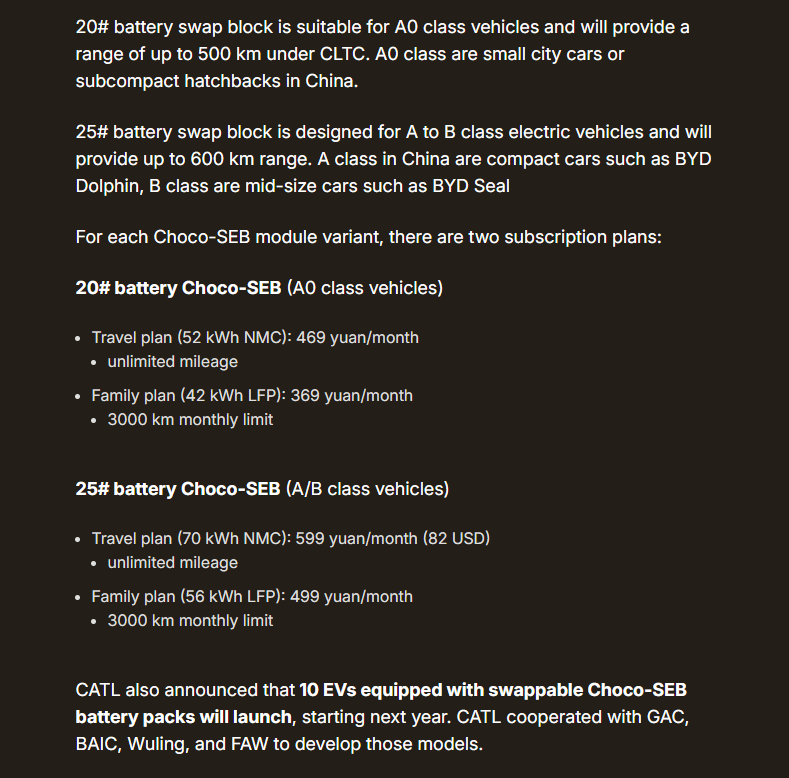 NioStrats's tweet photo. $NIO #NIO

It could be many reasons for delays or pivot in #NioStrategy but dont think partners will move over to CATL Choco-Swap system completely since CATL swap stations dont accommodate for larger vehicles &amp;batteries. A0 vehicles are for small city cars(taxis) &amp;hatchbacks https://t.co/E7TqN3BHTR