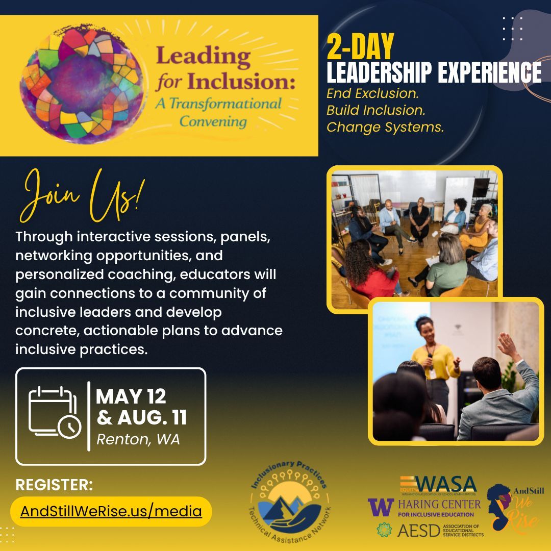 ASWRTweet's tweet photo. Last chance to register!

Join us for a powerful gathering of leaders and guest speakers committed to reimagining what inclusion truly looks like in practice.

Learn More &amp; Register:
https://t.co/XaeA6RaA8v

#leadershipforinclusion #educationleadership #equityineducation https://t.co/gPmdK00U5l