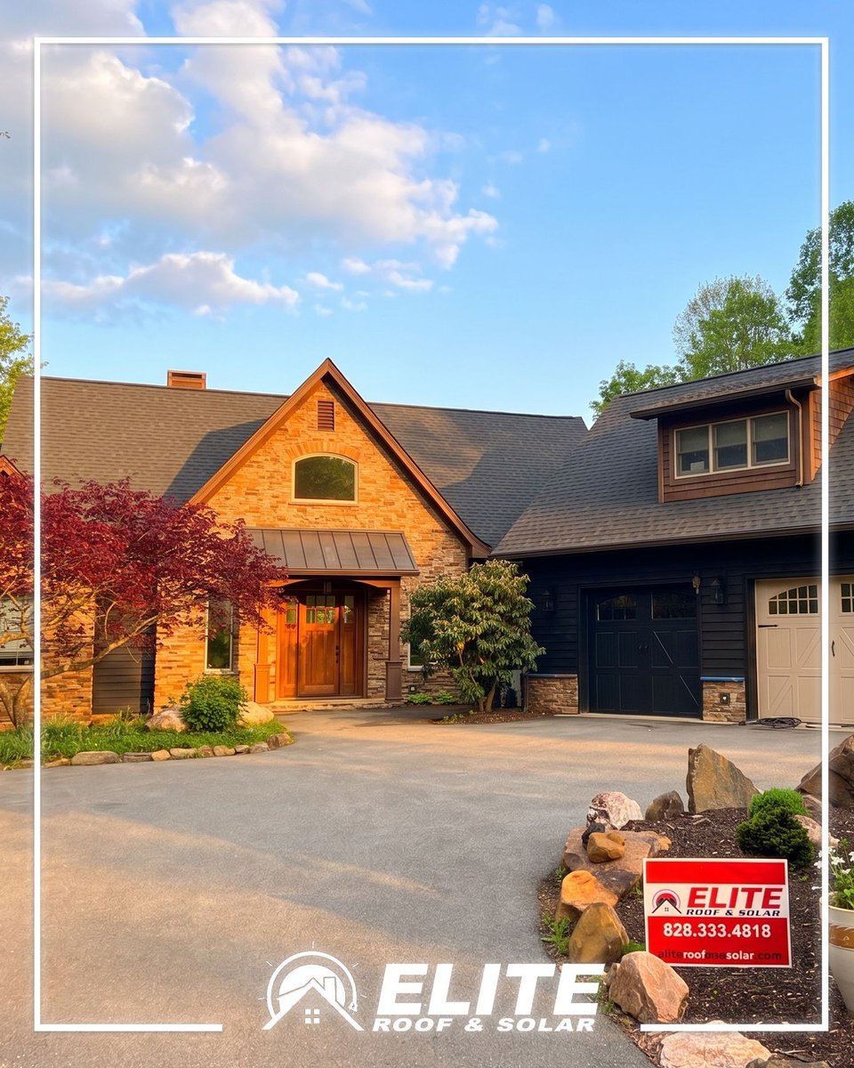 EliteSolarRoof's tweet photo. Another #RoofReplacement, another homeowner sleeping easier at night. 🏡 

📞 (855) 980-ROOF (7663) 
🌐 https://t.co/ml5Wv9RUaI

#Boone #NC #RoofersNearMe #BestRoofersNearMe #RoofingCompaniesNearMe #RoofingContractorsNearMe #GAFMasterElite https://t.co/tfd6KkFyeC