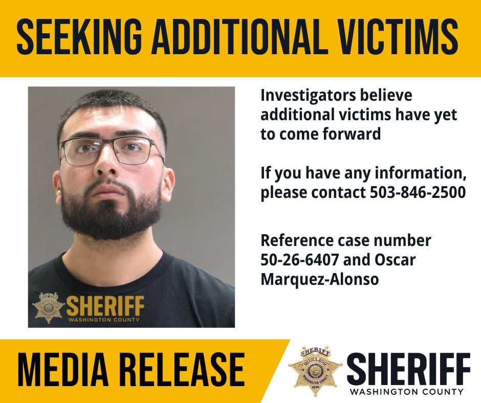 Washington County Sheriff’s Office (Oregon) tweet media