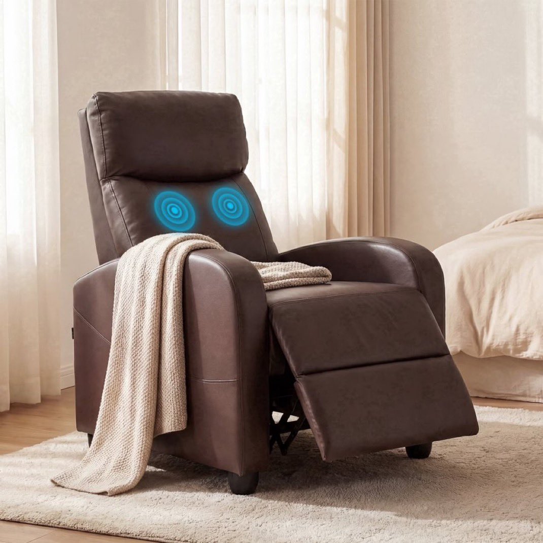 NOW $122.99 AT WALMART Adjustable Recliner Chair with Vibration Massage  Function Shop: https://t.co/tMN5kNauJH #ad