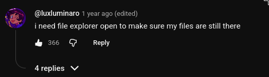 justindotdev's tweet photo. this comment is frying me https://t.co/iygLHmRow1