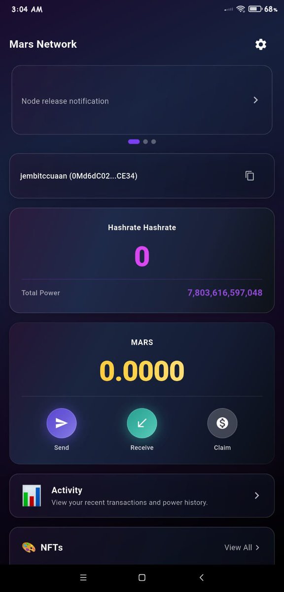 Statummm's tweet photo. @weiwei781476 have followed the MarsChainCN account and forwarded the post. 

Address: 0Md6dC02b422e9b00d8352fdF107a739afE99aCE34

#MarsChain #Web3 #Airdrop #BlockchainMechanism #web3空投 https://t.co/bIS5HcigAt