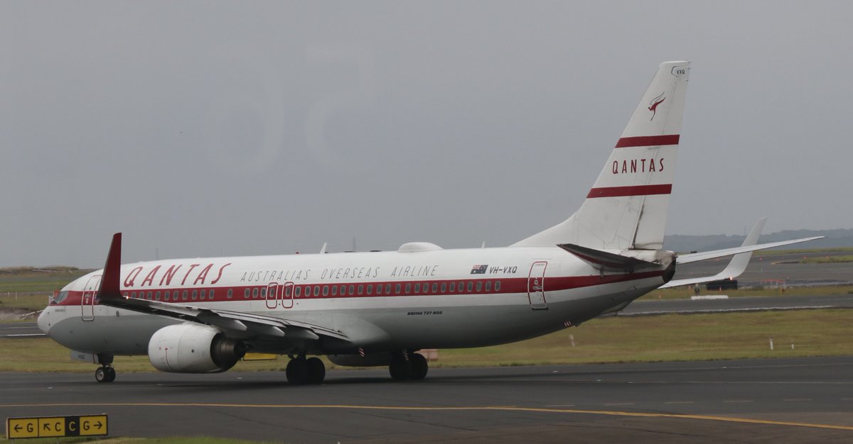 MT111tmd123's tweet photo. Some narrow-body #RetroJet action from various @traveloneworld members!
@Qantas 1950s Retro-Roo, @British_Airways BEA-1958 Retrojet, @AmericanAir AeroCAL Heritage Jet and @MAS 1970s Retro-Jet. https://t.co/dWaDmsZ598