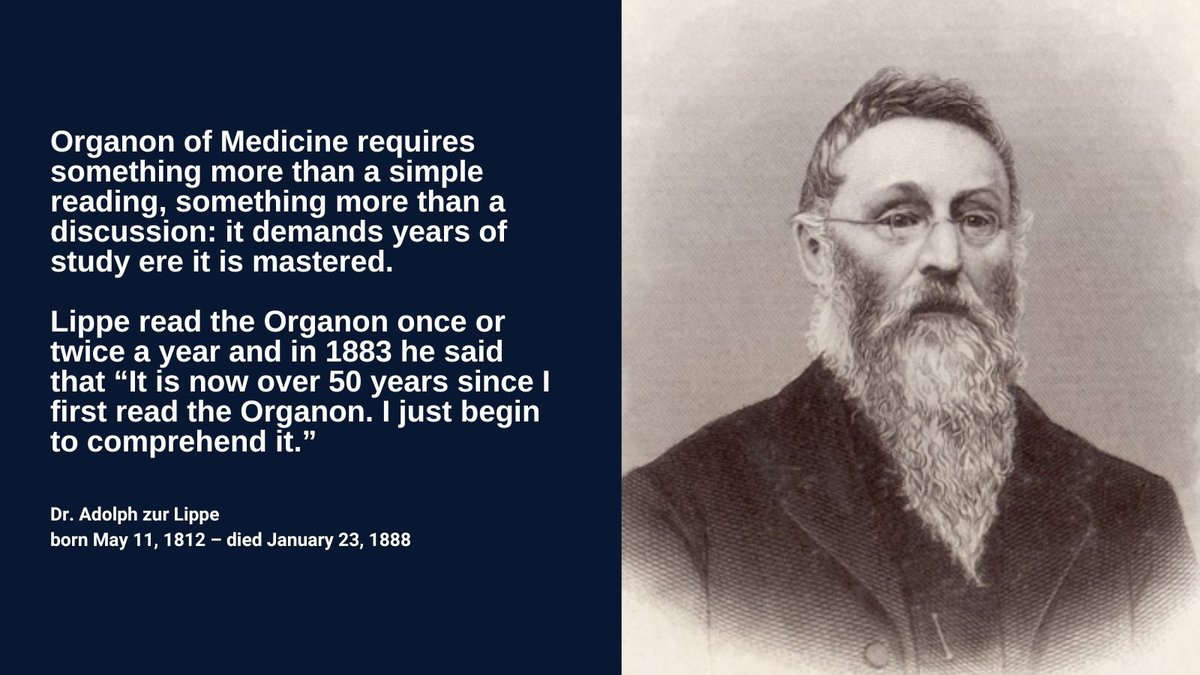 SHD_si's tweet photo. Great Master of Homeopathy Dr Adolph Lippe was born #OnThisDay in 1812 #Germany
#USA #HistMed #Medicine #HomeopathyWorks #Homeopatía #Homöopathie #Omeopatia #homéopathie #Homeopatija https://t.co/V192ExRAVN