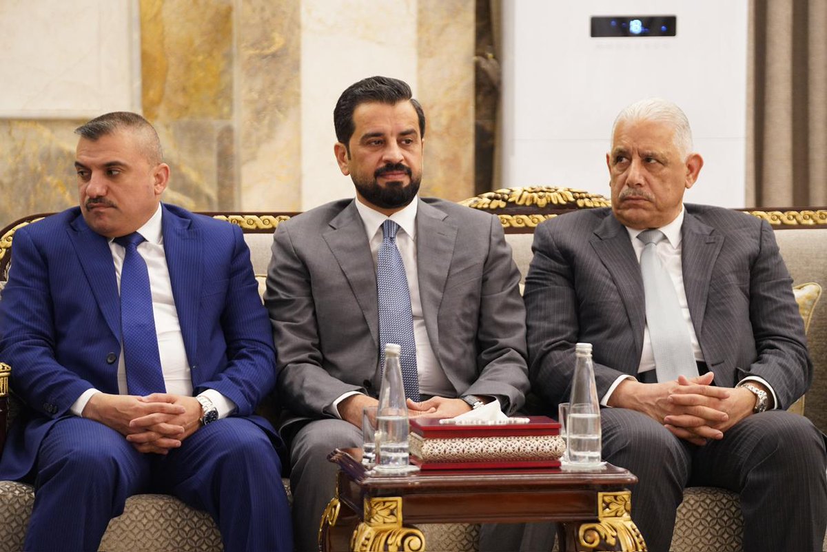 raaddulaimy's tweet photo. المجلس السياسي الوطني يعقد اجتماعاً لبحث تشكيل الحكومة المقبلة

عقد المجلس السياسي الوطني، مساء يوم الاثنين، اجتماعاً موسَّعاً بحضور قيادات المجلس، وأعضاء الكتلة النيابية.

وجرى، خلال الاجتماع، بحث مستجدات الأوضاع السياسية، والتأكيد على أهمية الإسراع بتشكيل الحكومة الجديدة. كما بحث ��لاجتماع ورقة الاتفاق السياسي والمنهاج الوزاري.

المكتب الإعلامي
للنائب رعد الدليمي
11 أيار 2026