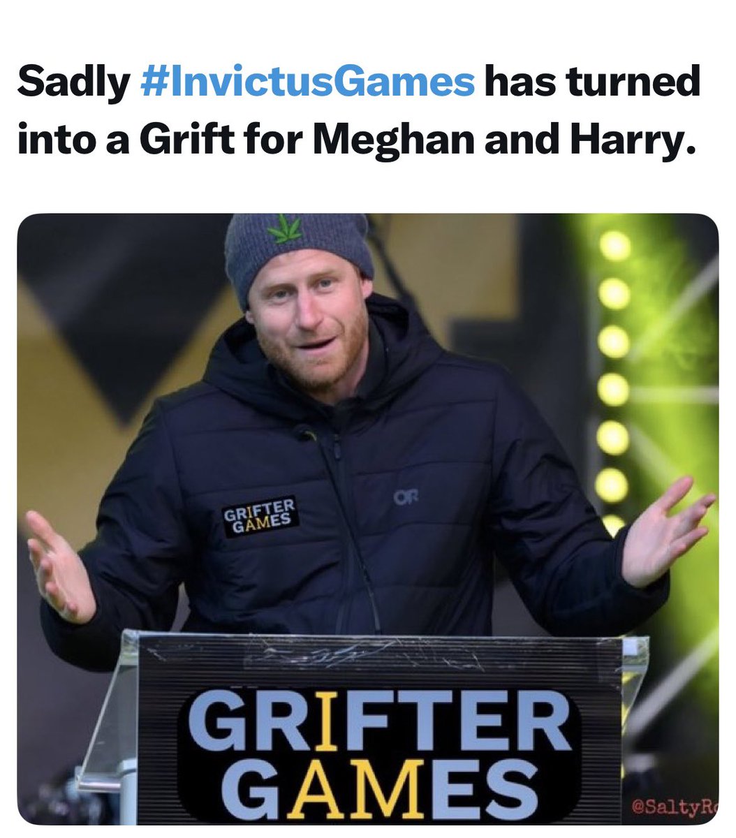 JonJBurrows's tweet photo. @Ambrosiadove @WeAreInvictus @ChtyCommission Strip Meghan and Harry from Invictus before it folds!
#InGriftus #HarryAndMegahnPiggybank #Invictus #InvictusGames #invictusstrong @WeAreInvictus https://t.co/jFA8drcipe