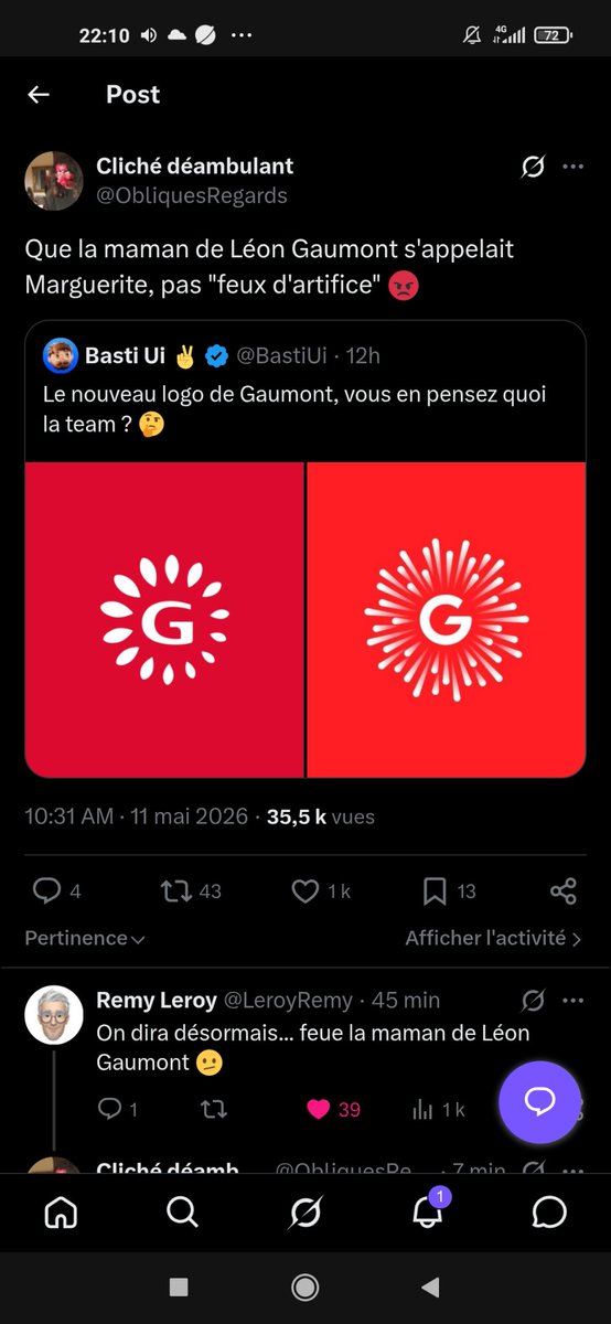 Cliché déambulant tweet media