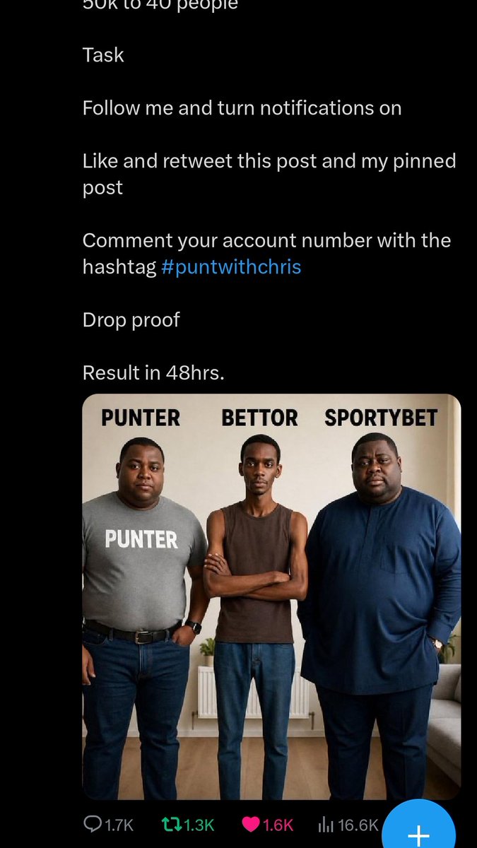 oladejoaj20's tweet photo. @chriscxss 0406078553
Wema bank
Oladejo Kehinde Ajibola 🙏

#puntwithchris https://t.co/vVKCbpfSW4
