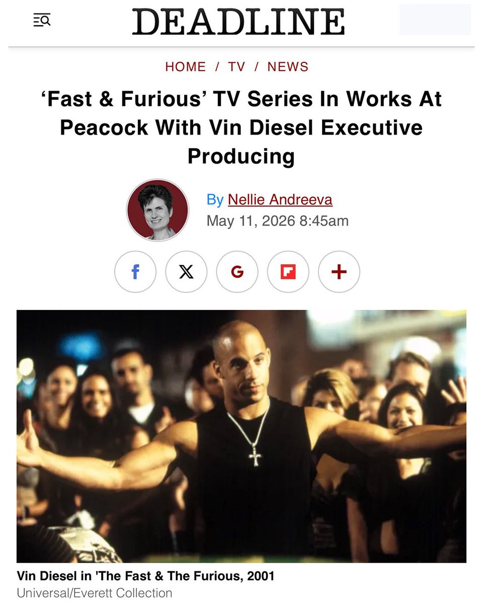 Fast & Furious tweet media