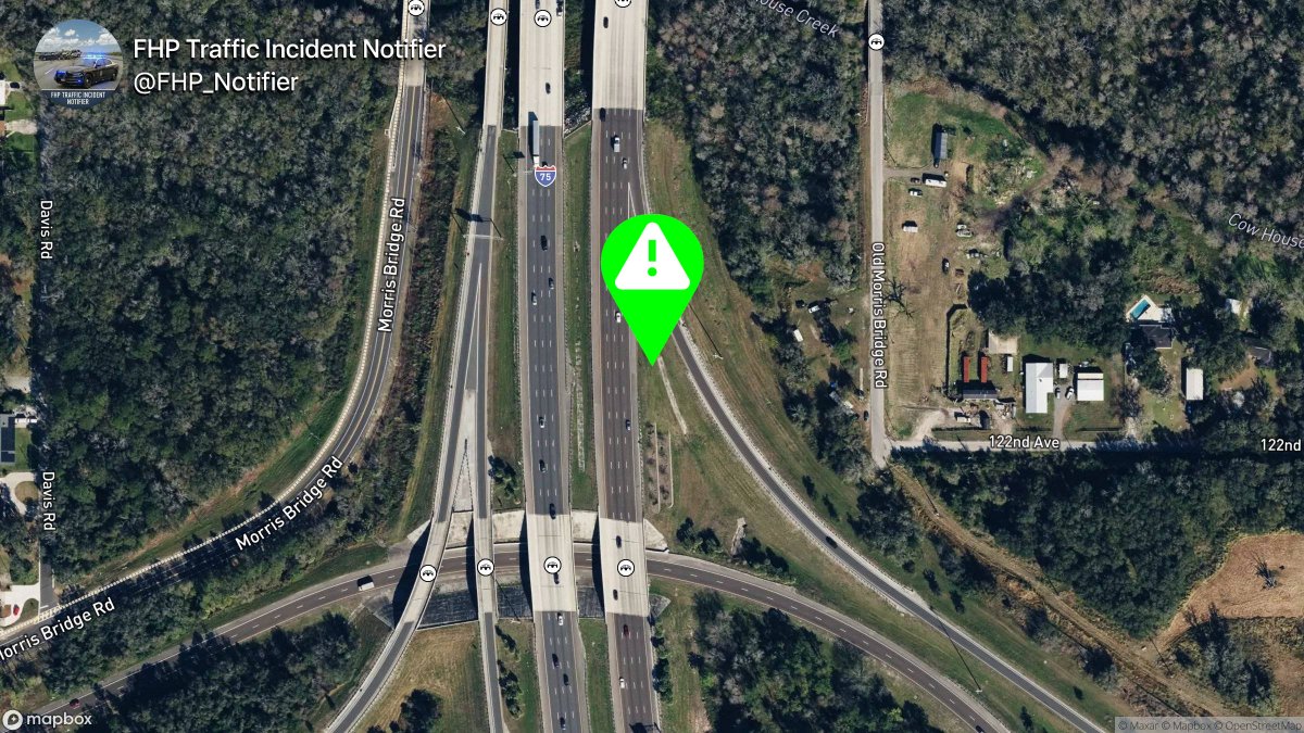 FHP Traffic Incident Notifier tweet media