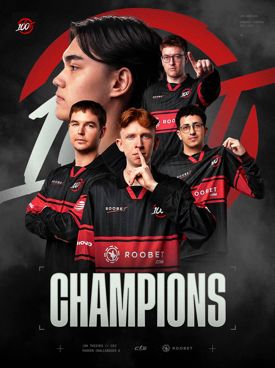 100 Thieves Roobet Counter-Strike tweet media