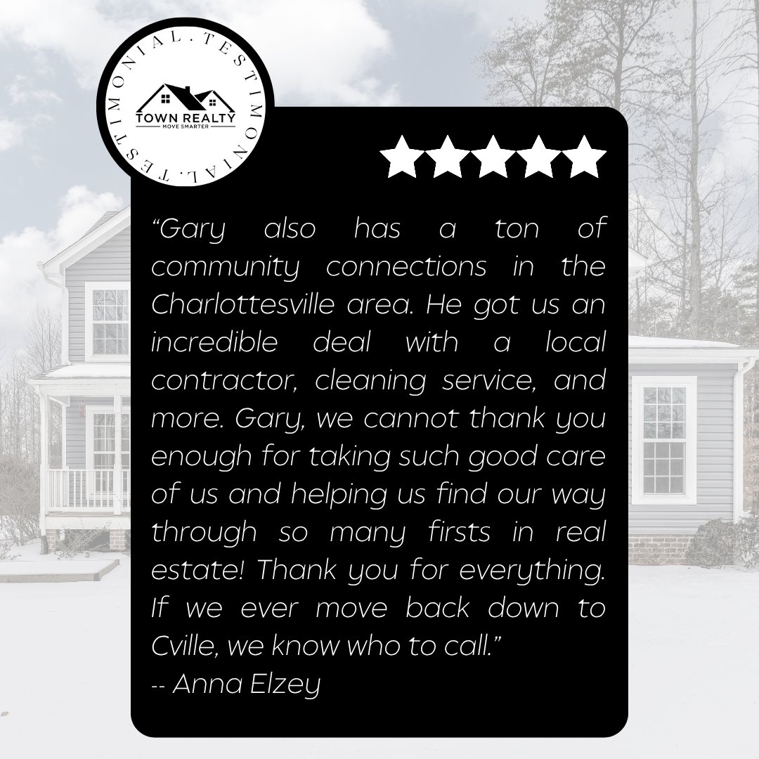 TownRealtyVA's tweet photo. Thanks for the great review! While I certainly don’t claim to be the GOAT, the compliment is definitely appreciated. It was a pleasure helping you sell your beautiful home in Fluvanna. 

https://t.co/murpqWglyV

#Reviews https://t.co/M54U0VQs58