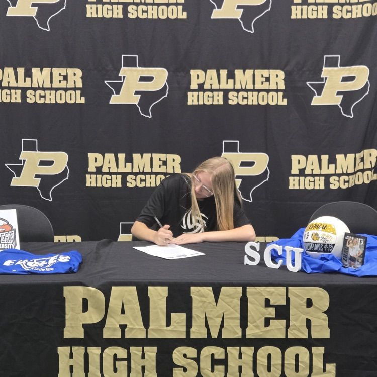 palmer_hs's tweet photo. Congratulations to Gracie Zhanel signing with Southwestern Christian University in Oklahoma to play volleyball 🏐 https://t.co/oOLFlInp18