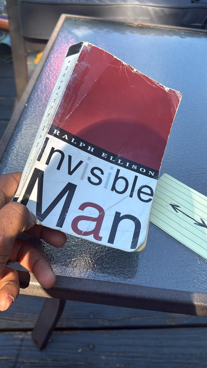 TherealJaiBe's tweet photo. Finished another book. Great read! Sometimes I feel as an invisible man this way as worth the time! #invisibleman #NPC https://t.co/Ii9LnAklFj